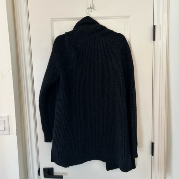 J Crew Cozy Black Sweater (L) - Picture 3 of 4